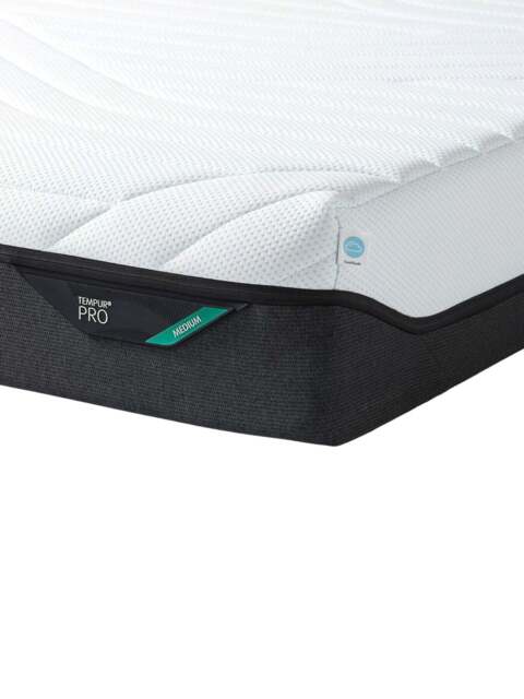 TEMPUR® Pro Coolquilt Smartcool Technology Deep Mattress Medium Double in Grey, Size 23cm - image 1