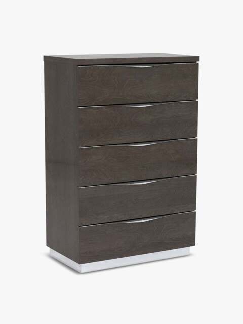 Barker and Stonehouse Lutyen 5 Drawer Tallboy, And Taupe in Grey - image 1