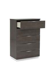 Barker and Stonehouse Lutyen 5 Drawer Tallboy, And Taupe in Grey - thumbnail 4