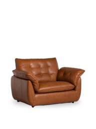 Barker and Stonehouse Pelle Armchair in Brown, Leather