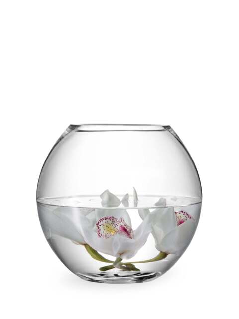 LSA Flower Round Bouquet Vase H22Cm in Clear - image 1