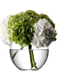LSA Flower Round Bouquet Vase H22Cm in Clear - thumbnail 3