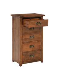 Barker and Stonehouse New Frontier 5 Drawer Chest in Mango Wood - thumbnail 3