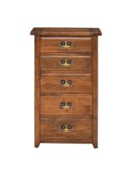 Barker and Stonehouse New Frontier 5 Drawer Chest in Mango Wood - thumbnail 2