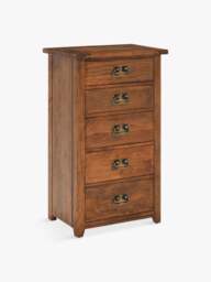 Barker and Stonehouse New Frontier 5 Drawer Chest in Mango Wood