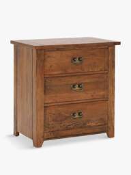 Barker and Stonehouse New Frontier 3 Drawer Chest in Mango Wood - thumbnail 1
