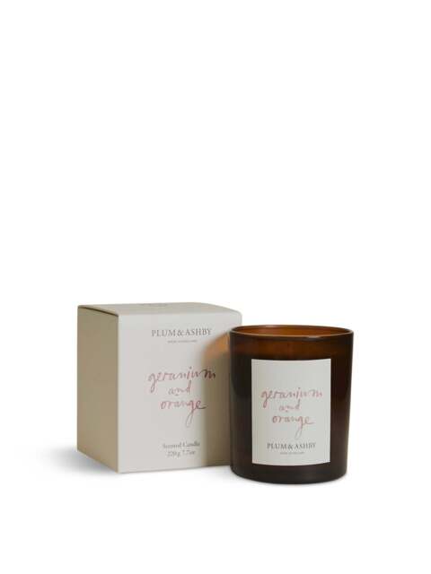 Plum & Ashby Geranium Orange Candle