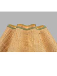 Heal's Raffia Table Lamp Natural/ in Green - thumbnail 4