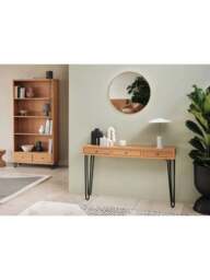 Heal's Brunel Console Table Oak in Brown, Size 125x30x75 - thumbnail 2