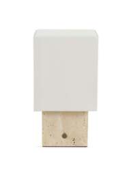 Heal's Ravenna Touch Table Lamp Travertine in Natural, Linen - thumbnail 3