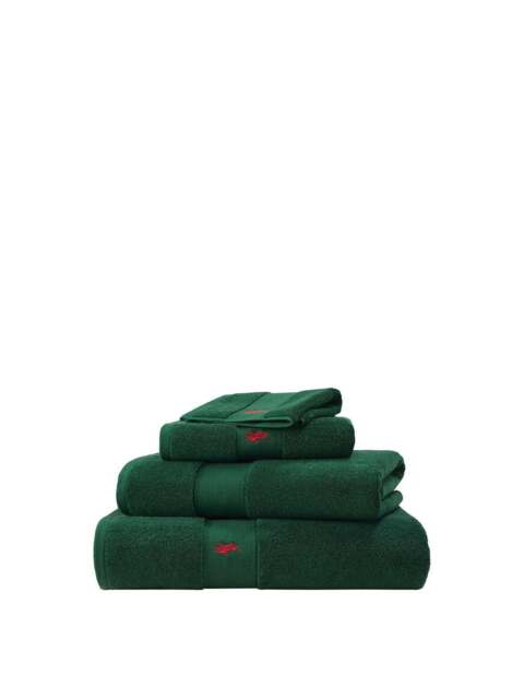 Ralph Lauren Home Polo Player in College Green, Cotton, Size Bath Towel - image 1