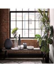 Barker and Stonehouse Modi Reclaimed Wood Extending Dining Table Seats 4-6 in Brown - thumbnail 2