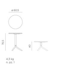 Nardi Net Lounge Set With 2 Chairs & Spritz Table - thumbnail 3