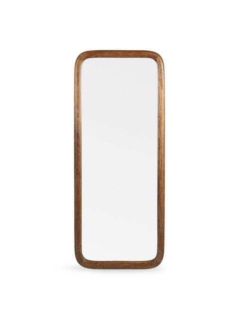 Heal's Genoa Full Length Wooden Mirror 170 X70Cm Walnut F in Dark Wood - image 1