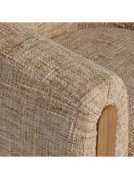 Barker and Stonehouse Persley Fabric Accent Chair in Neutral - thumbnail 4