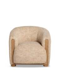 Barker and Stonehouse Persley Fabric Accent Chair in Neutral