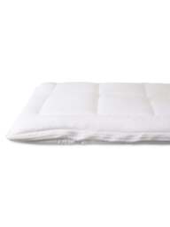 The Fine Bedding Company Dual Layer Mattress Topper in White, Size Double - thumbnail 2
