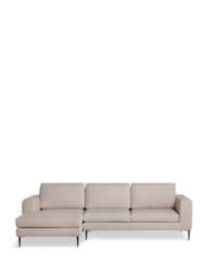 Barker and Stonehouse Sienna Bouclé Left-Hand Chaise Sofa in Neutral - thumbnail 3