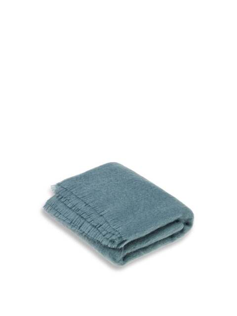 Bronte Mohair Blanket in Juniper, Mohair/Wool/Pa