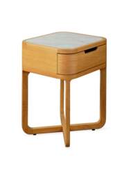 Heal's Anais Oak Bedside Table in Brown - thumbnail 1