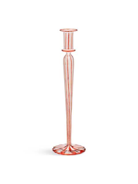Anna + Nina Candy Cane Striped Candle Holder