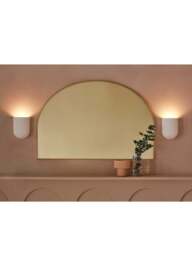 Heal's Larkin Fluted Plaster Cone Wall Light in White - thumbnail 2