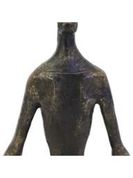 Libra Interiors Yoga Pose Sculpture in Bronze, Size 26x21x13 - thumbnail 3