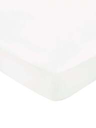 Bedeck of Belfast Fine Linens 400 Thread Count Sateen Fitted Sheet Brown in White, Cotton, Size Single