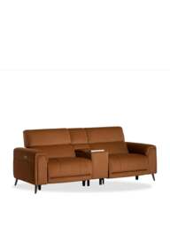 Barker and Stonehouse Kerren Recliner 2.5 Seater Sofa in Orange - thumbnail 2
