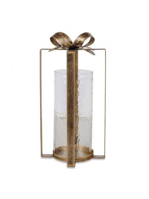 Libra Interiors Bow Hurricane Large Gold in Antique Gold - image 1