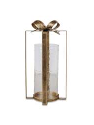 Libra Interiors Bow Hurricane Large Gold in Antique Gold - thumbnail 1