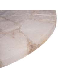 Libra Interiors Bosworth Smokey Quartz Side Table 60Cm in Grey, Size 47x60x60 - thumbnail 5