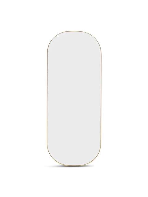 Heal's Fine Edge Mirror Oval in Gold, Size S