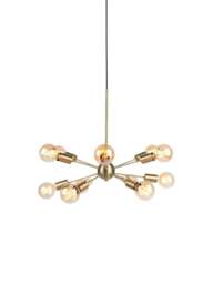 Heal's Mega Junction Chandelier 12 Arm in Gold