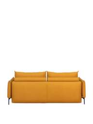 Heal's Otto Sofa Bed Boucle in Ochre, Metal - thumbnail 4
