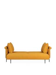 Heal's Otto Sofa Bed Boucle in Ochre, Metal - thumbnail 5