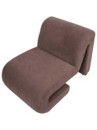 Libra Interiors Ellis Chair Mid Corduroy in Brown, Wood/Metal - thumbnail 3
