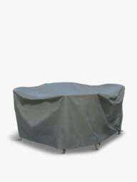 Bramblecrest Round Dining Table Set Cover in Khaki, Size 100cm