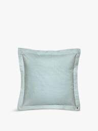 Ralph Lauren Home Oxford Pillowcase in Evergreen, Cotton/Linen, Size Square