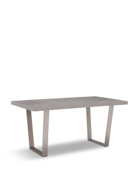 Barker and Stonehouse Halmstad Concrete Effect Dining Table, Seats 4-6 in Grey, Size 200cm - image 1