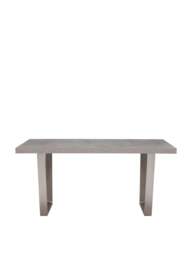 Barker and Stonehouse Halmstad Concrete Effect Dining Table, Seats 4-6 in Grey, Size 200cm - thumbnail 3