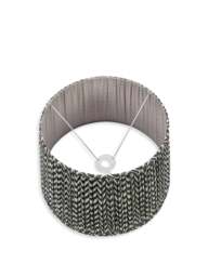 Pacific Lifestyle Chevron Mushroom Pleat Shade in Black, Size 50cm - thumbnail 2