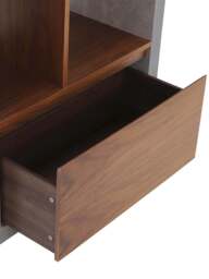 Barker and Stonehouse Halmstad Shelving Unit in Concrete - thumbnail 4