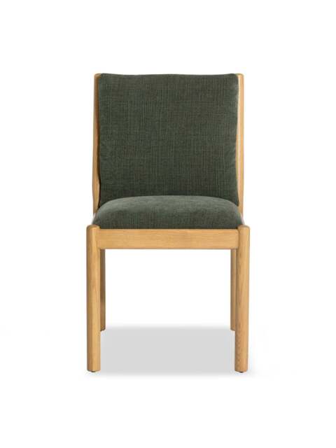 Barker and Stonehouse Mirna Fabric Dining Chair in Green - image 1