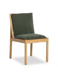 Barker and Stonehouse Mirna Fabric Dining Chair in Green - thumbnail 4