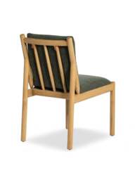 Barker and Stonehouse Mirna Fabric Dining Chair in Green - thumbnail 3