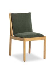 Barker and Stonehouse Mirna Fabric Dining Chair in Green - thumbnail 2