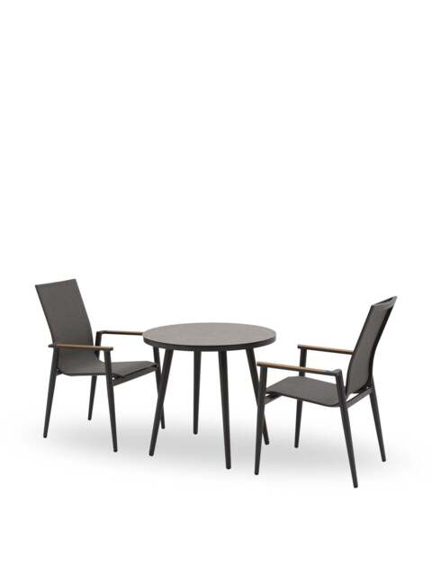Bramblecrest Sofia Garden Bistro Set Anthracite - image 1