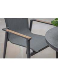 Bramblecrest Sofia Garden Bistro Set Anthracite - thumbnail 4