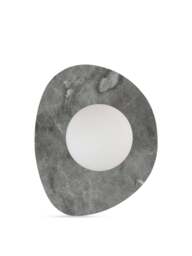 Heal's Element Marble Wall Light Ip44 in Grey, Organic, Size 24x20x14 - thumbnail 1